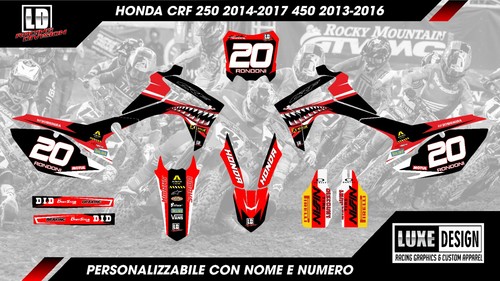 Kit grafiche adesivi per honda - grafiche,