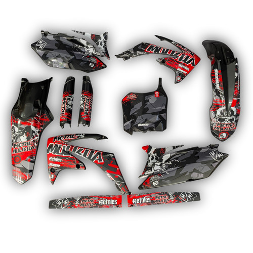 Plastiche grafica honda - +,