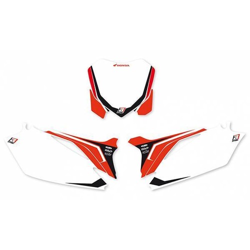 Kit adesivi portanumero honda - adesivi,